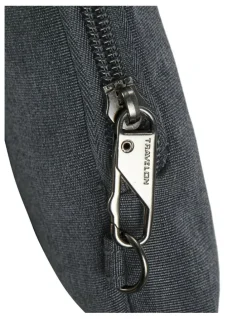 Travelon Metro Anti-Theft Stadium Mini Crossbody Bag in Gray Heather