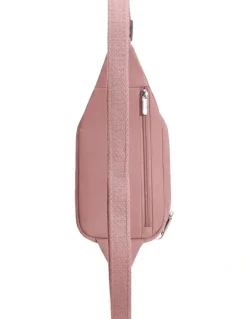 Travelon Roam Anti-Theft Compact Sling Bag in Desert Pink