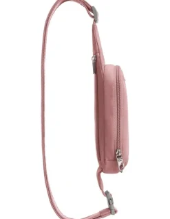 Travelon Roam Anti-Theft Compact Sling Bag in Desert Pink