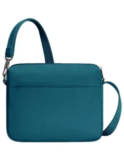 Travelon Roam Anti-Theft East/West Crossbody Bag in Capri Blue