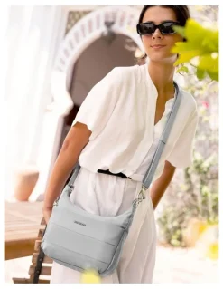 Travelon Roam Anti-Theft Medium Crossbody Bag in Glacier