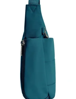 Travelon Roam Anti-Theft Medium Crossbody Bag in Capri Blue