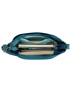 Travelon Roam Anti-Theft Medium Crossbody Bag in Capri Blue