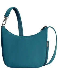 Travelon Roam Anti-Theft Medium Crossbody Bag in Capri Blue
