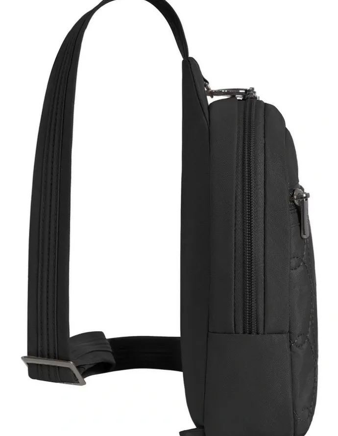 Travelon Runways Anti-Theft Small Sling Bag in Black