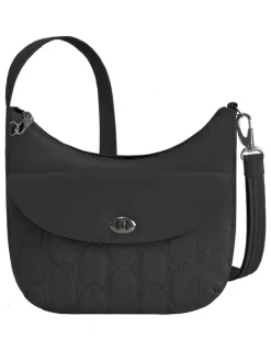 Travelon Runways Anti-Theft Medium Crossbody Bag in Black