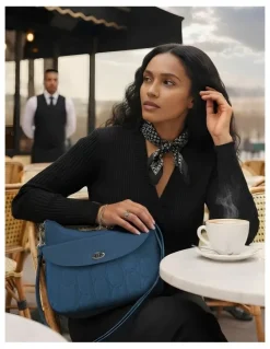 Travelon Runways Anti-Theft Medium Crossbody Bag in Black