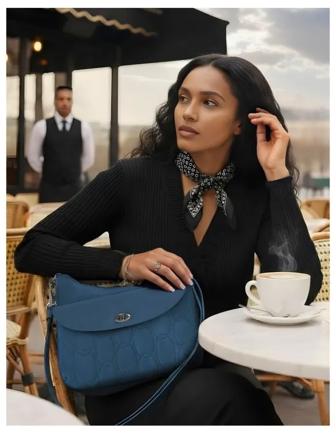 Travelon Runways Anti-Theft Medium Crossbody Bag in Black
