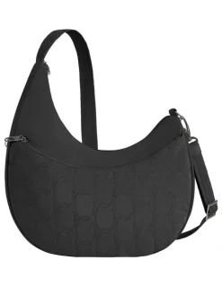 Travelon Runways Anti-Theft Asymmetric Hobo Bag in Black