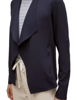 Trenery Bamboo Viscose Jacket in Night Sky