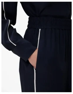 Trenery Piping Detail Pull On Pant in Night Sky
