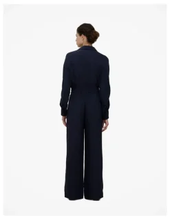 Trenery Piping Detail Pull On Pant in Night Sky