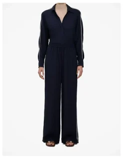 Trenery Piping Detail Pull On Pant in Night Sky