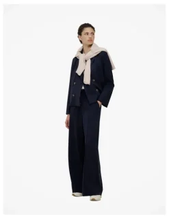 Trenery Ponte Travel Jacket in Night Sky
