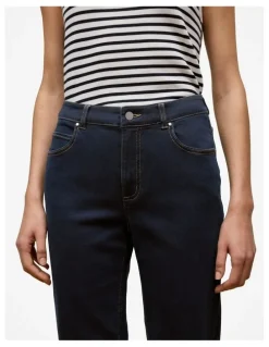 Trenery Wide Leg Jean in Dark Indigo