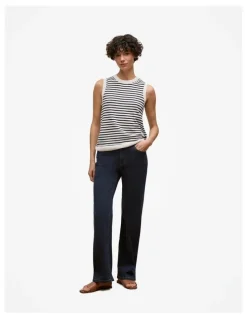 Trenery Wide Leg Jean in Dark Indigo