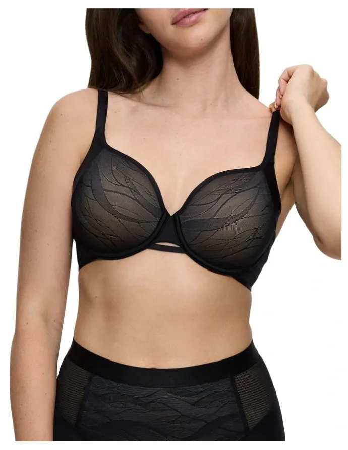Triumph Airy Sensation T-Shirt Bra in Black