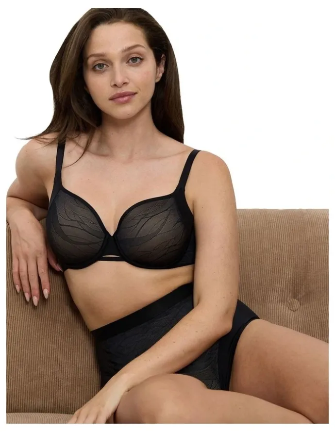 Triumph Airy Sensation T-Shirt Bra in Black