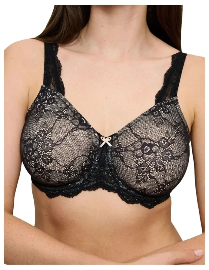 Triumph Contouring Sensation Minimiser Bra in Black