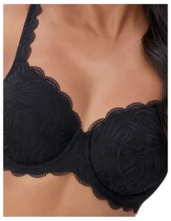 Triumph Essential Lace Balconette Underwire Bra in Black