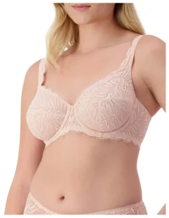Triumph Essential Lace Balconette Underwire Bra in Nude Pink