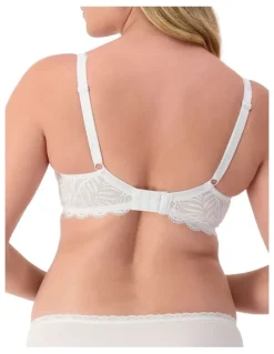 Triumph Essential Lace Balconette Underwire Bra in White