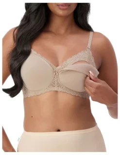Triumph Gorgeous Mama Lace Maternity Bra in Nude