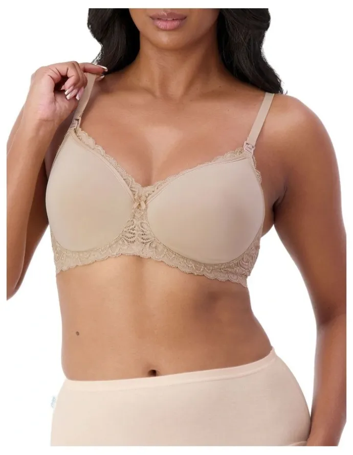 Triumph Gorgeous Mama Lace Maternity Bra in Nude