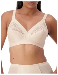 Triumph Kiss of Cotton Wirefree Bra in Beige