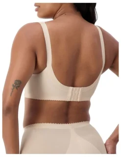 Triumph Kiss of Cotton Wirefree Bra in Beige