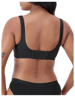Triumph Lace Maternity Wirefree Bra in Black