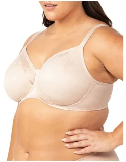 Triumph Lacy Minimiser Bra in Beige