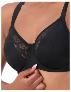 Triumph Lacy Minimiser Bra in Black