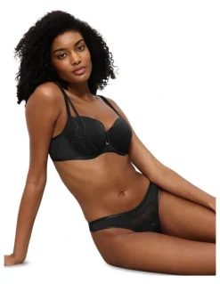 Triumph Palina Moonlight Kiss Style Lab Wired Padded Bra in Black