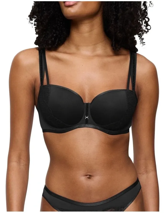Triumph Palina Moonlight Kiss Style Lab Wired Padded Bra in Black