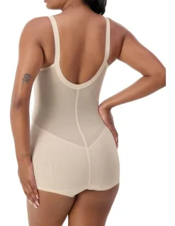 Triumph 'Poesie' Zip Bodysuit in Beige