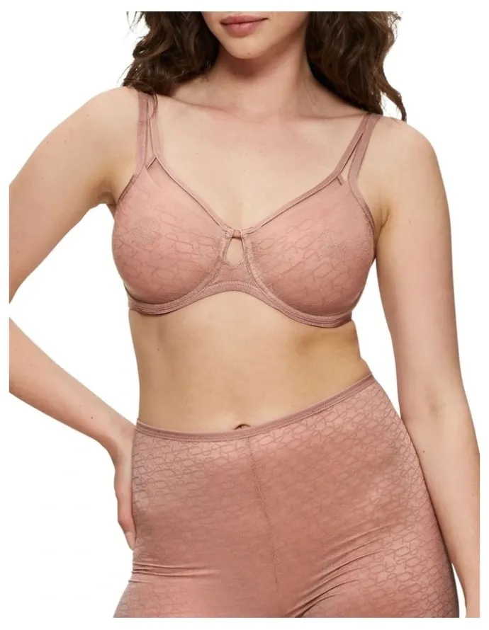 Triumph Signature Sheer Ex Bra in Toasted Almond