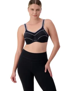 Triumph Triaction Performance Wired Sports Bra in Black