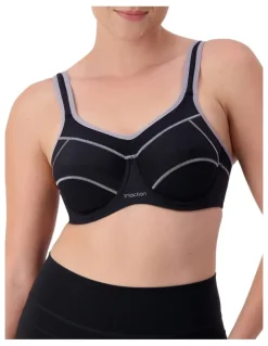 Triumph Triaction Performance Wired Sports Bra in Black