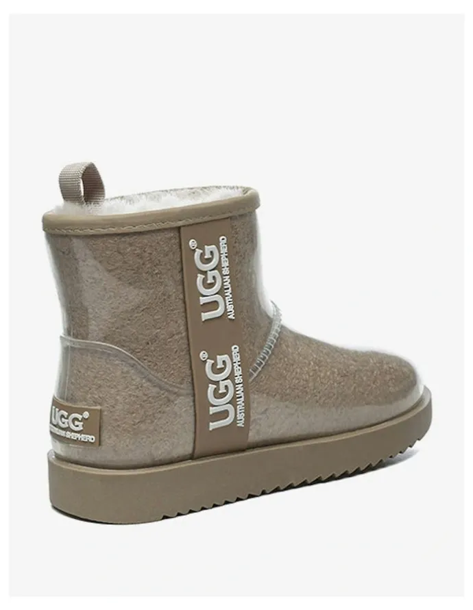 UGG Australian Shepherd Coated Classic Boots in Chestnut