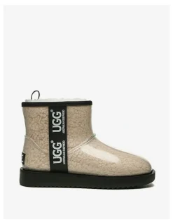 UGG Australian Shepherd Coated Classic Boots in Cream