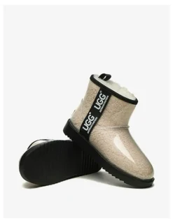 UGG Australian Shepherd Coated Classic Boots in Cream