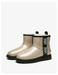 UGG Australian Shepherd Coated Classic Boots in Cream