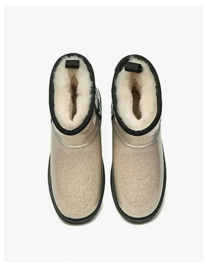 UGG Australian Shepherd Coated Classic Boots in Cream