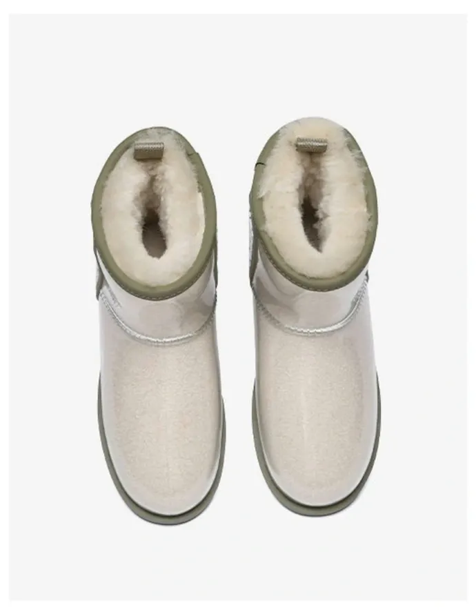 UGG Australian Shepherd Coated Classic Boots in Cream