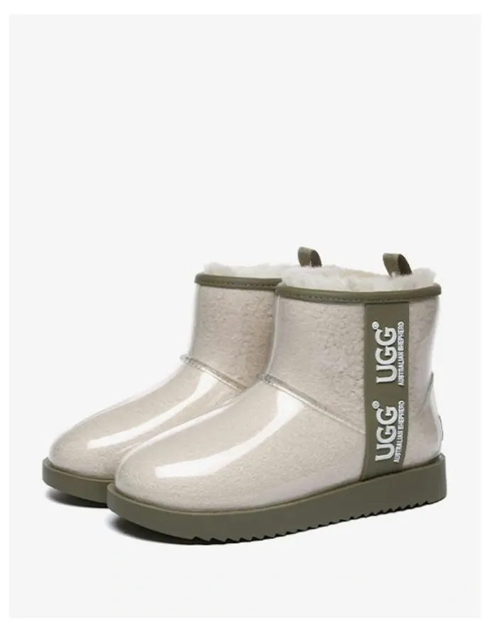 UGG Australian Shepherd Coated Classic Boots in Cream