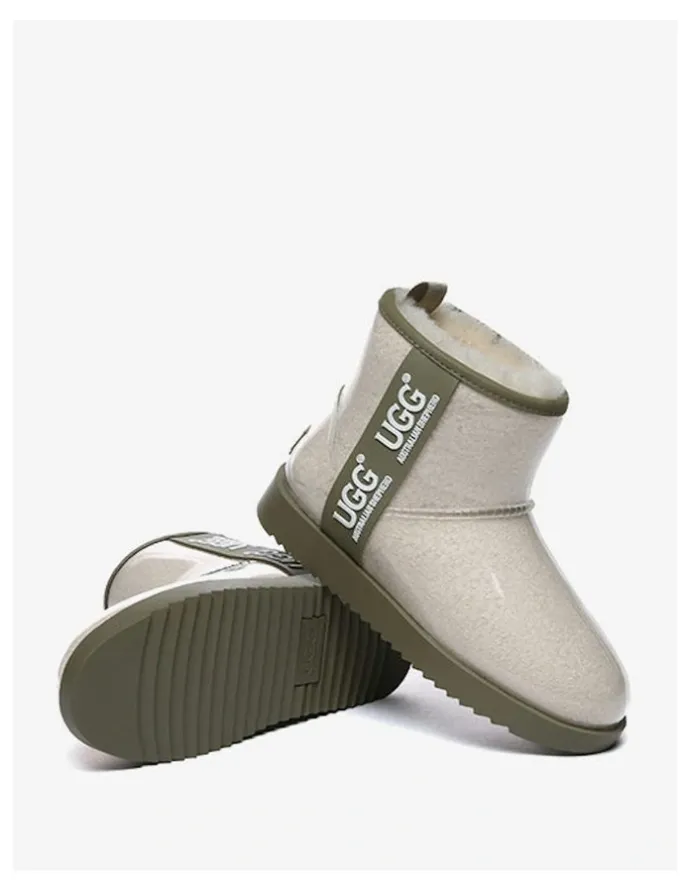 UGG Australian Shepherd Coated Classic Boots in Cream