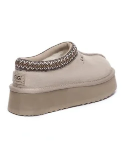 UGG Australian Shepherd Hippie Platform Slippers in Sand