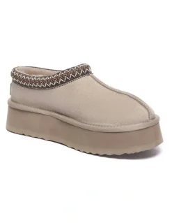 UGG Australian Shepherd Hippie Platform Slippers in Sand