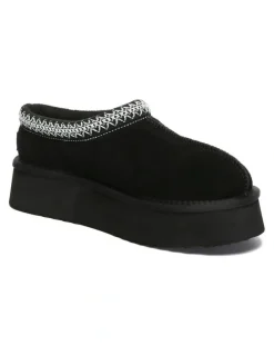 UGG Australian Shepherd Hippie Platform in Black